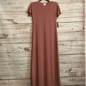 LuLaRoe Dusty Pink Maxi Dress